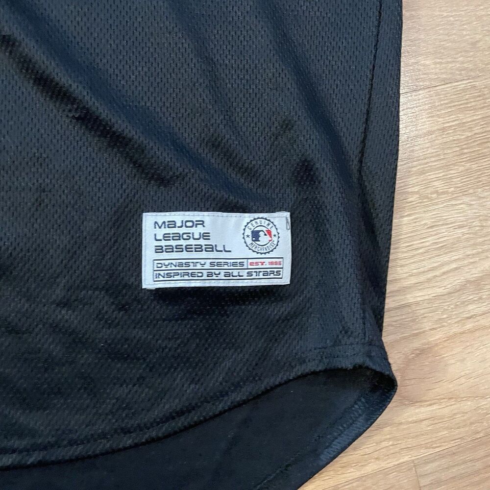 VTG Y2k Dynasty Series Arizona Diamondbacks Jersey Black 2003 Size XL - Picture 7 of 7
